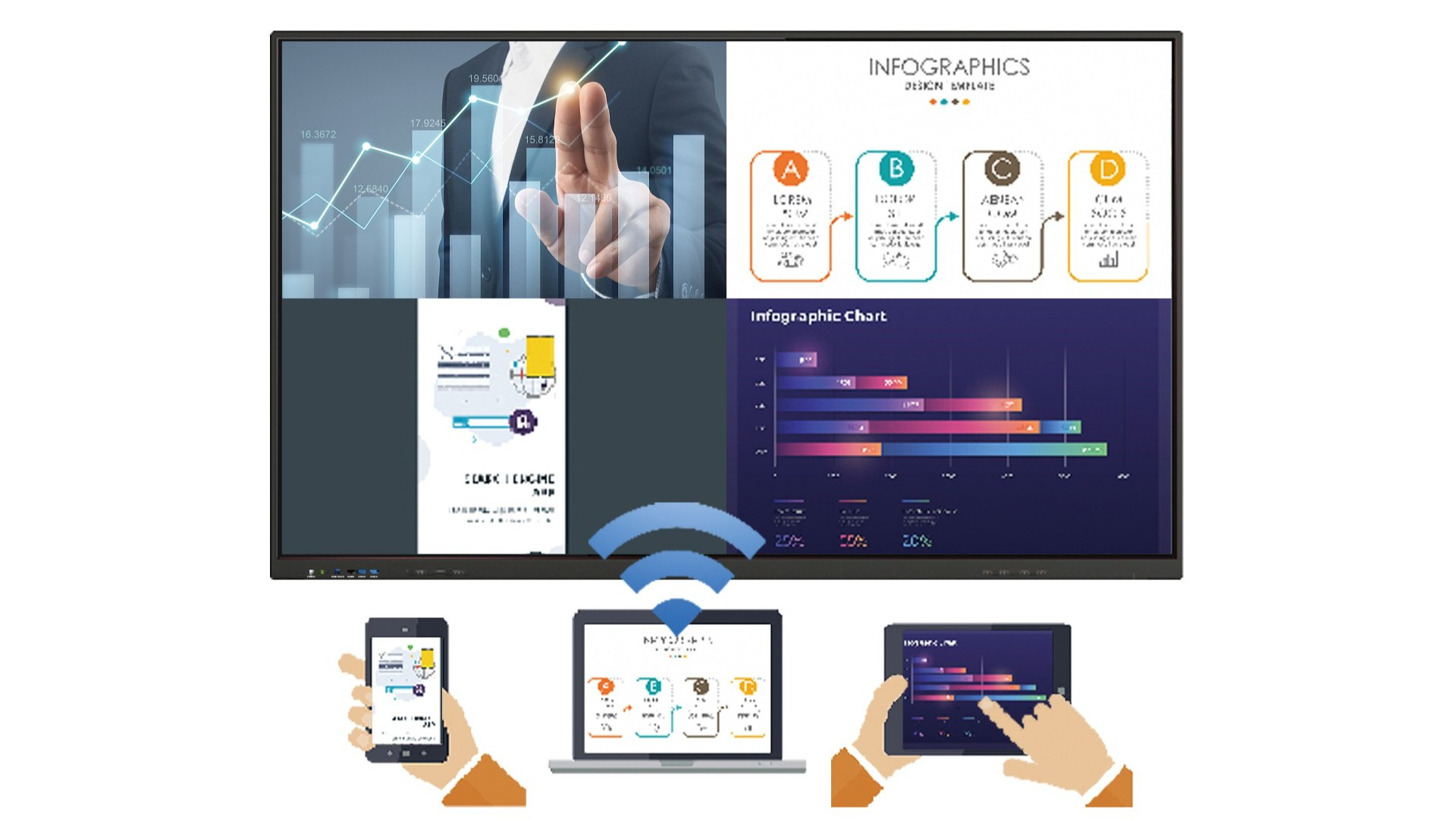 交互式會(huì)議一體機(jī)讓會(huì)議室更高效更簡(jiǎn)單一體化！