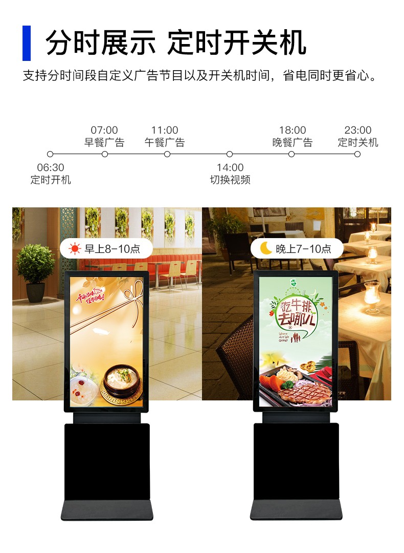 立式網(wǎng)絡旋轉廣告機