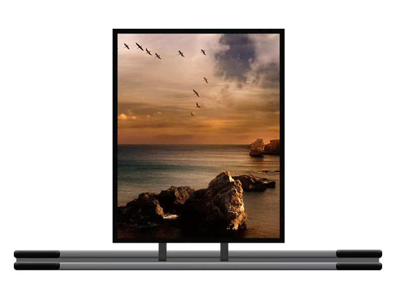 智能互動滑軌屏