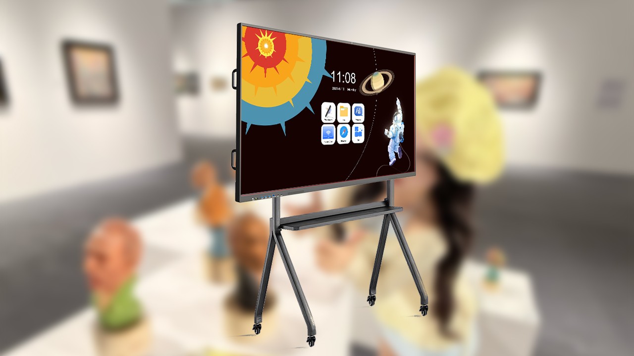 交互體驗(yàn)升級(jí)觀(guān)展感受：康維偉業(yè)會(huì)議機(jī)助力福田繪畫(huà)展傳遞藝術(shù)內(nèi)涵