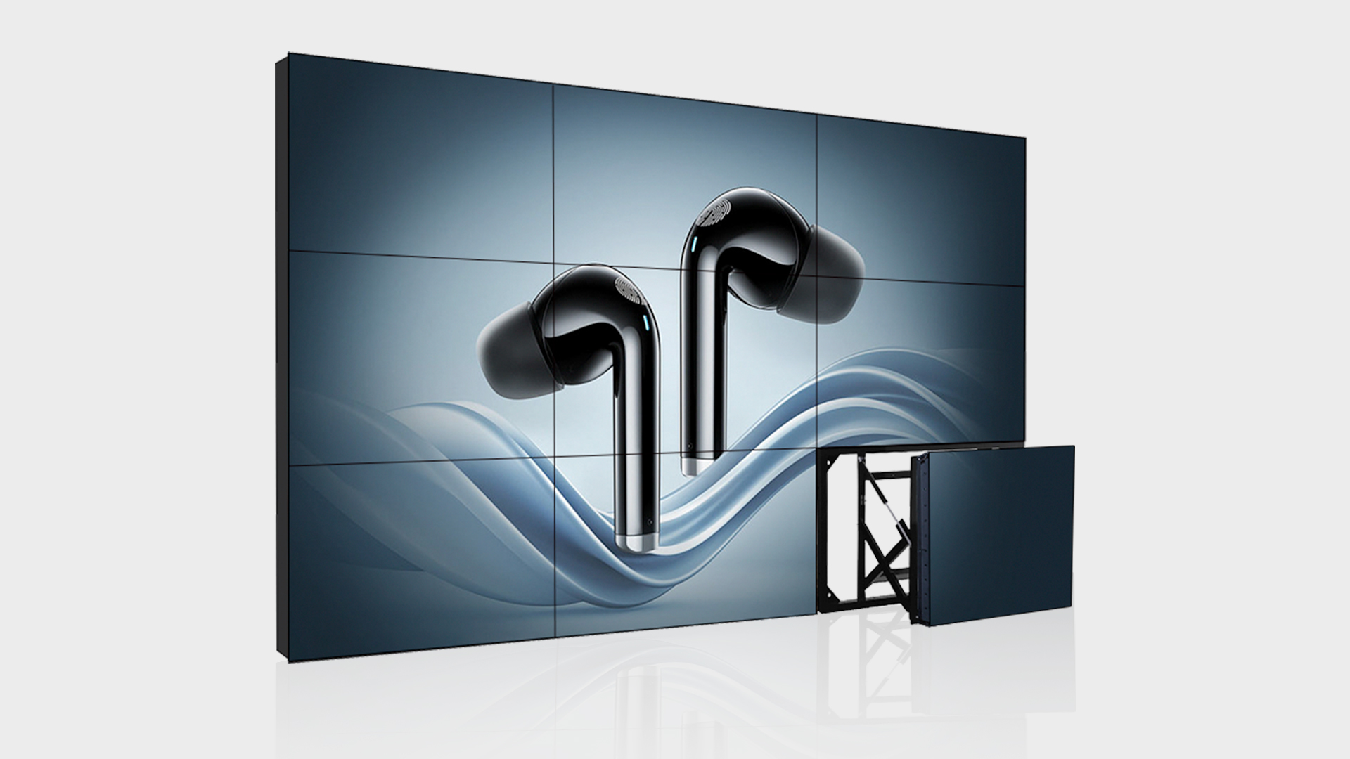 液晶拼接屏無(wú)畫(huà)面顯示，圖像顯示不清楚怎么處理？