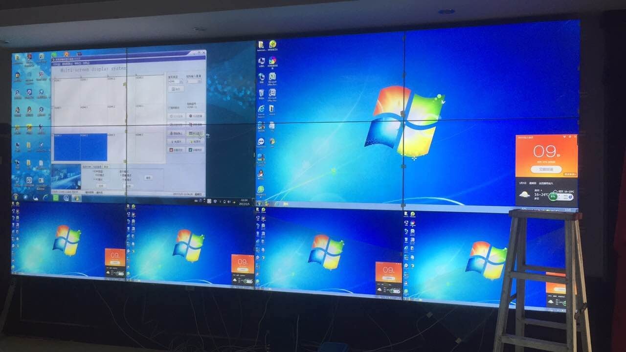 福建泉州通海運集團(tuán)安裝液晶拼接屏案例