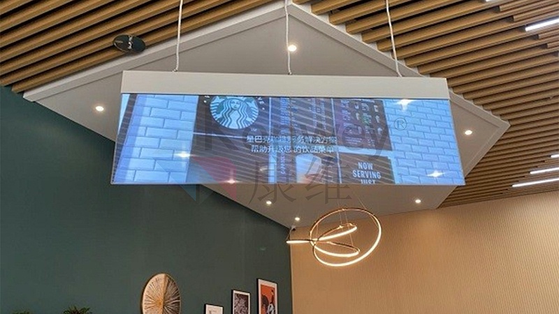 吊頂透明廣告機(jī)