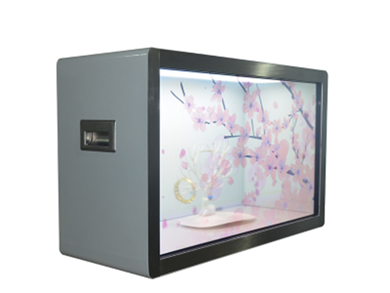 55寸透明液晶屏展示柜（后開(kāi)門）